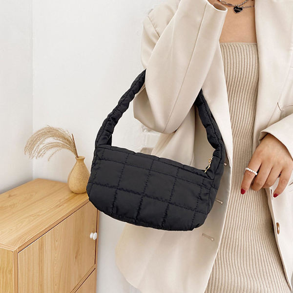 Liten Tote Bag for Kvinner, Jentegitter Underarm Bag, Topphåndtak Skuldervesker Gave Blå