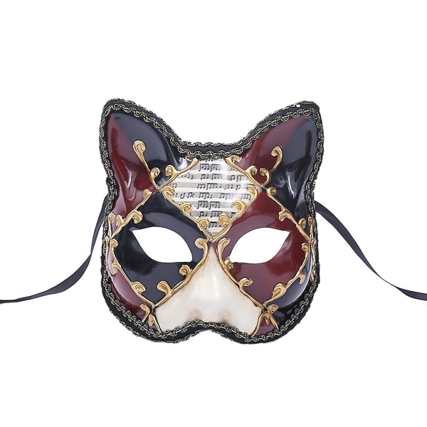 Halloween Masker Fest Kostym Accessoarer Maskerad Cosplay DjurmaskerRöda