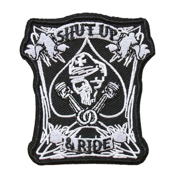 Broderilapp, (Hodeskalle/Punk) 16 STK Patch-dekal