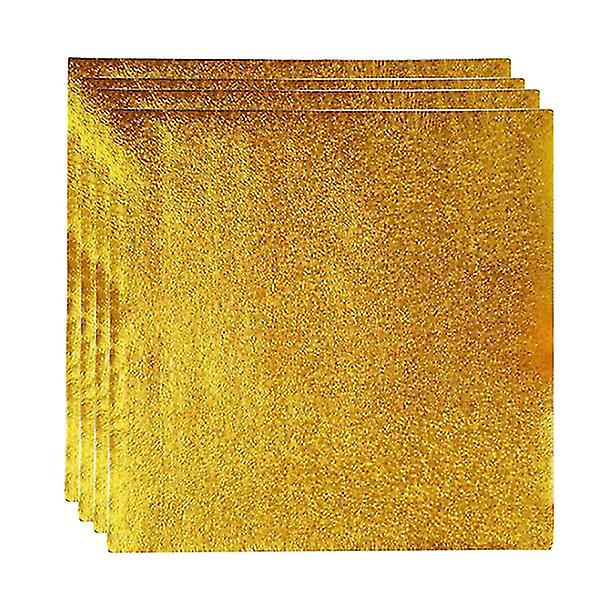 200 st aluminiumfoliepapper guldfoliepapper omslagspapper present matpaket papper för förpackning Cho Golden 20*20cm