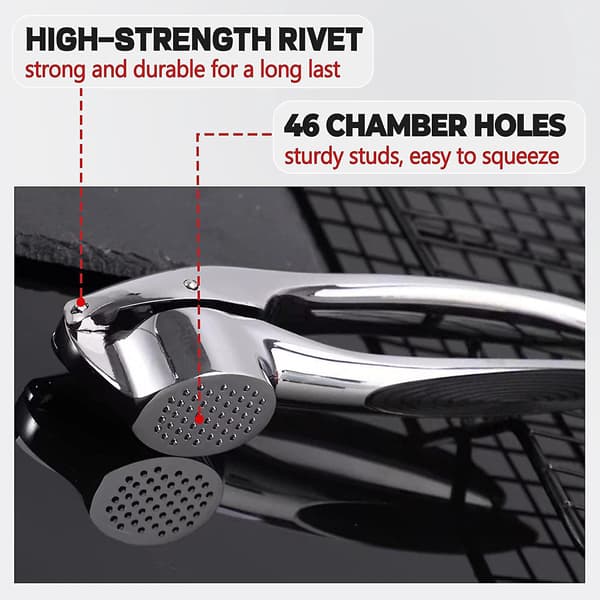 Garlic Press, Heavy Duty Garlic Mincer Ginger Press, Garlic Press Chopper