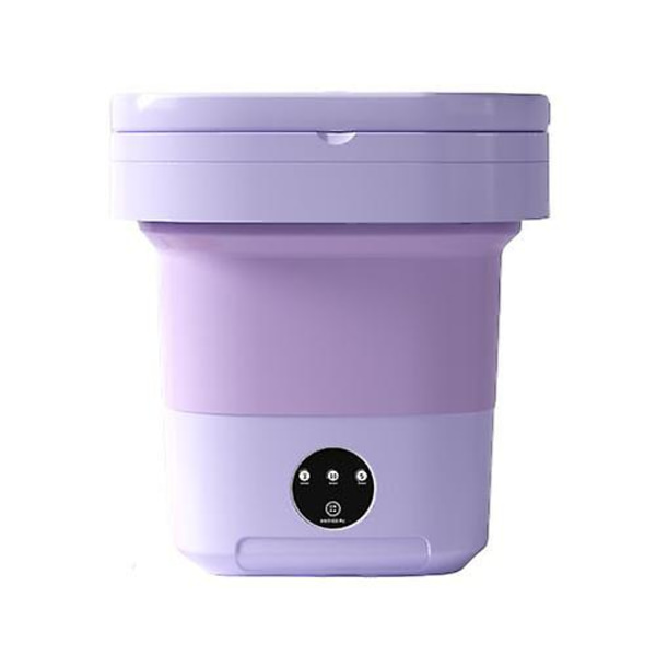 Mini Vaskemaskine Foldbar Spand Type Tøjvaskemaskine Rengøringsmiddel Rejse