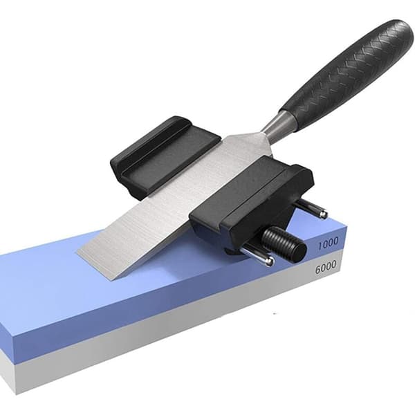 Whetstone, Sharpening Guide, Metal Honing Guide for Raw Wood & Chisel Sharpening, Planer Iron, Planer Blade Tool (Black)