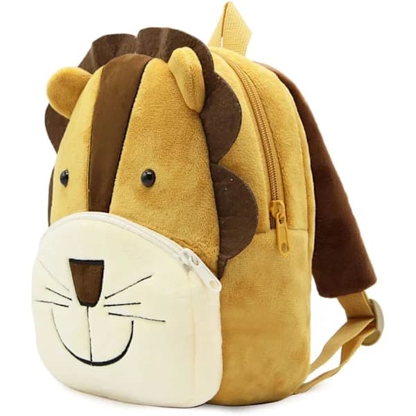 Cartoon Animal Backpack, Cute Lion Backpack, Kids School Bag