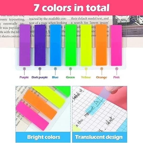Sticky Notes, 1120 Tabs, Bookmarks, Mini Tabs for Filing, Bookmarks, Indexing Stickers