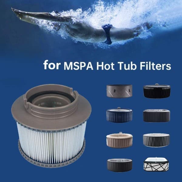 Poolfilter för MSPA uppblåsbara pooler FD2089 4-pack