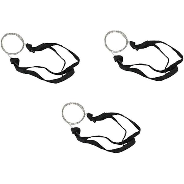 Handsågkedjor 3 st Handtag Kedja Lång Kedja Bärbar Vikbar Handsåg Fickkedjesåg för Överlevnad