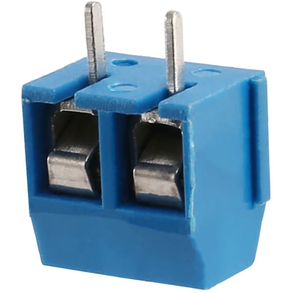 2-pole screw terminal block, 5.08mm pitch, 200 pieces
