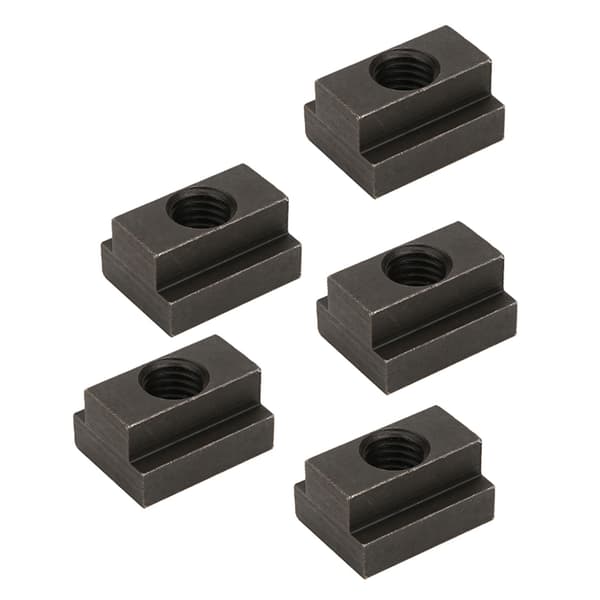 T-slot nut with black oxide finish, M12 thread, 5-pack