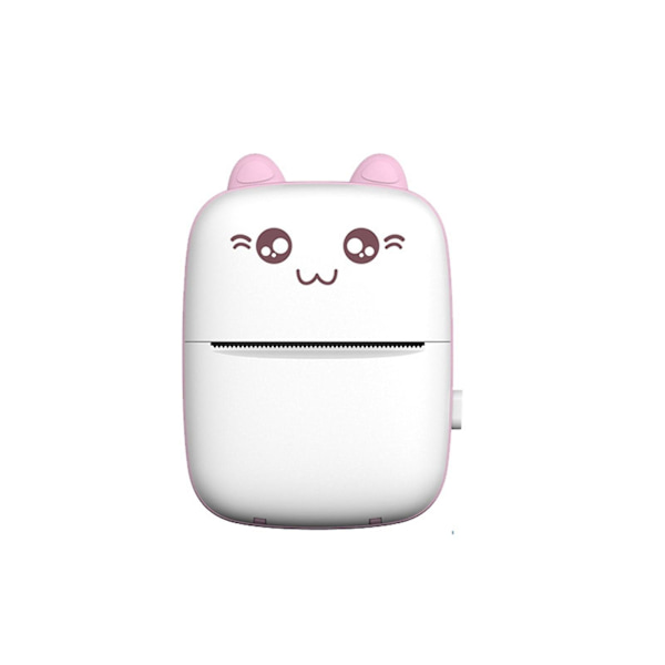 C9 Meow Meow -lämpötulostin Bluetooth-yhteydellä, mobiilipuhelimen valokuvien ja tietojen tulostus, tarrapaperitulostin + 1 rulla