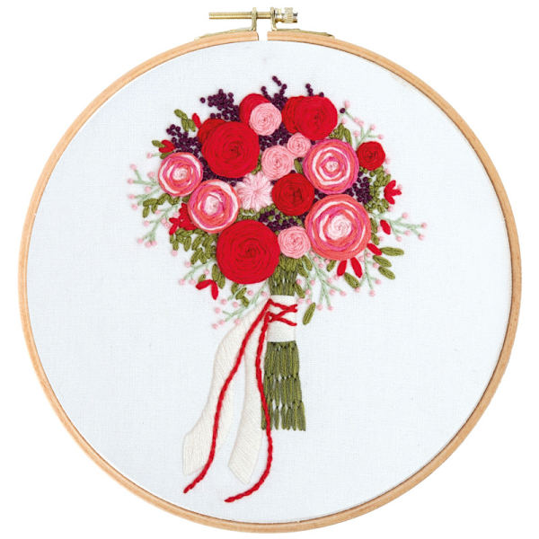 Håndlavet Fortrykt Broderi Materiale, DIY Materialepakke