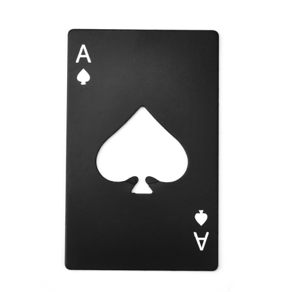 Kredittkortstørrelse Casino Poker-formet flaskeåpner (1)