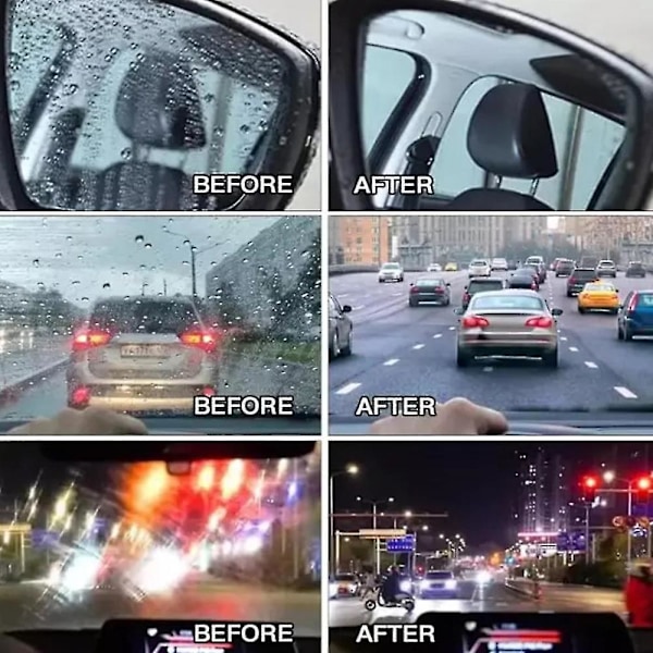 Glasrensebræt, Louisx Glasrensning, Hydrofobisk Glasbelægning