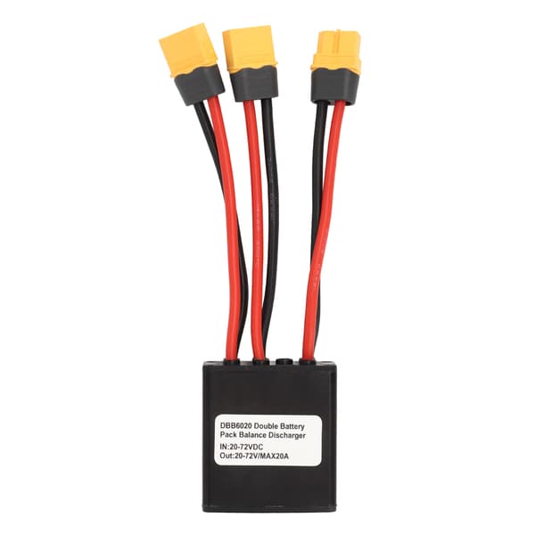 Electric Bicycle Dual Battery Discharge Converter Dual Battery Parallel Module Adapter 20V-72V 20A