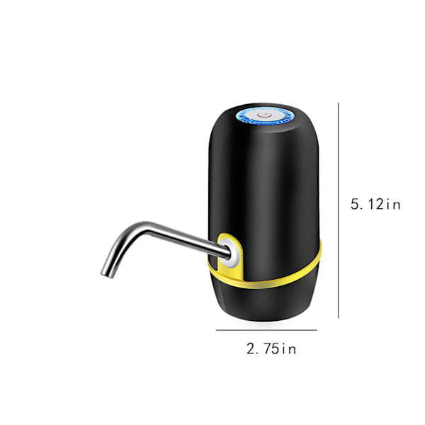 5 Gallon Vedenjakkara, USB-Lataus Vedenjakkara Pumppu, Kannettava Vedenjakkara Pumppu Leirintään