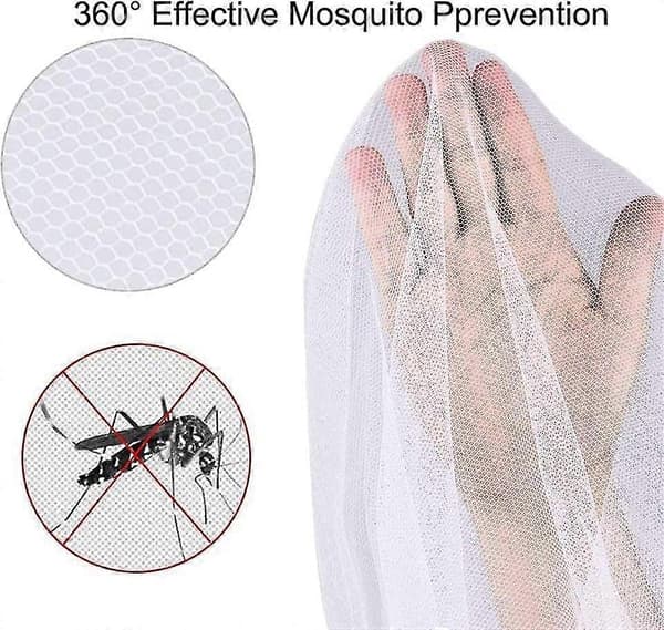 Bed Mosquito Net, 200x200x180cm Universal Square Mosquito Net Camping Mosquito Net, Canopy Mosquito Net -Yx