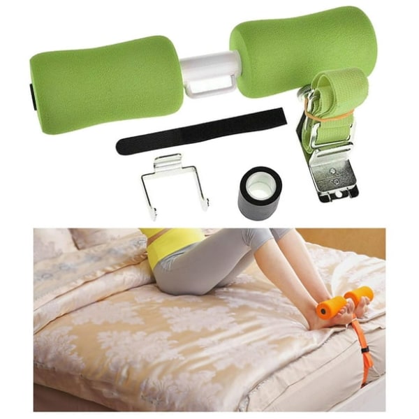 Lätt Sit Up-hjälp för Bukmuskler, Träning & Fitness Hemma, Säng, Dörrkant, Blå
