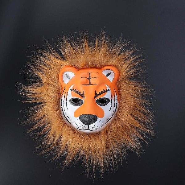 Nyhet Dyr Maske Hodemaske Festgaver Til Halloween Kostyme Maskerade Cosplay (Tiger) Oransje Orange