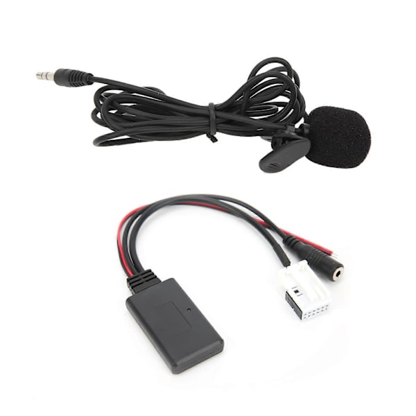 Bluetooth 5.0 AUX Kabel Adapter Håndfri med Mikrofon Udskiftning til Citroen Berlingo/Jumpy/C2/C5 12