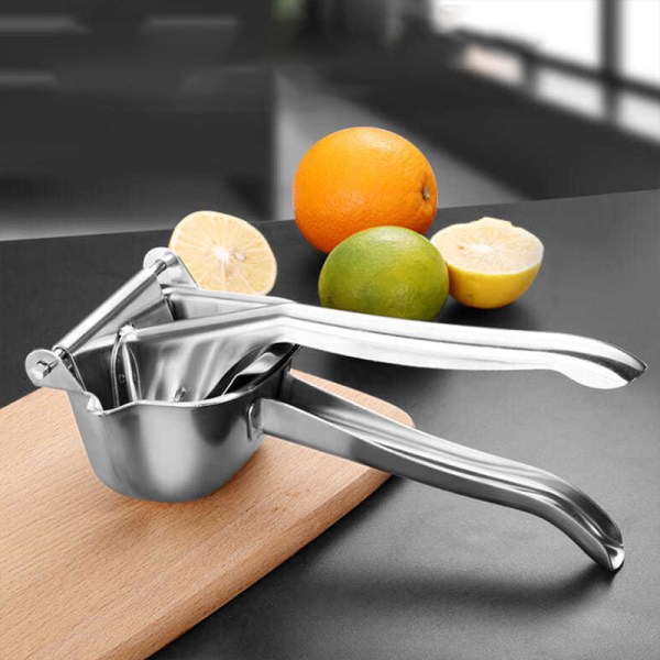 Manuell Saftpress, Enkelt Press Citronpress, Tungt Aluminium Citrus Citronpress Handpress Med Fröfilter