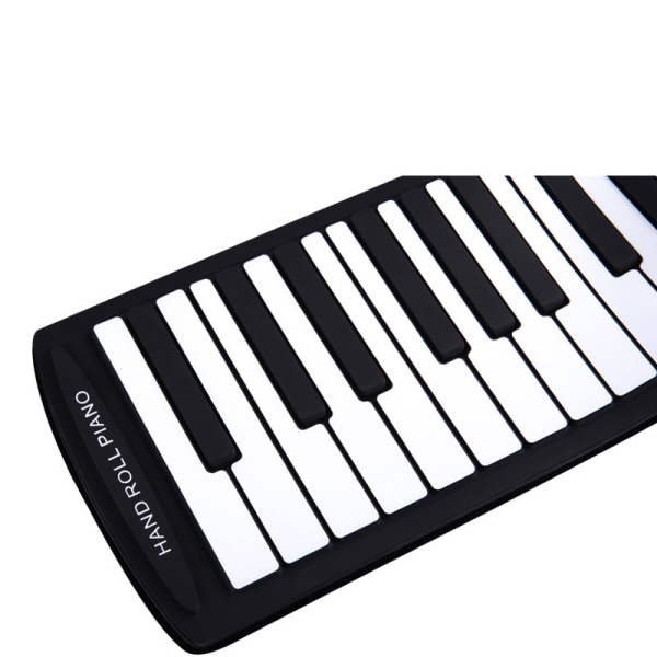Roll Up Piano, 61 Key Joustava Piano 128 Rytmiä/100 Ääntä/MIDI-ulostulolla, Kannettava Pianokoskettimisto, Kaksoisparisto ja USB Powered Electroni