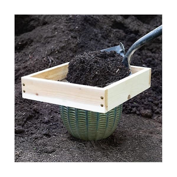 Raw Rutes Hand Sieve for Garden, Compost, Soil and Potting Soil Coarse Mesh Durable