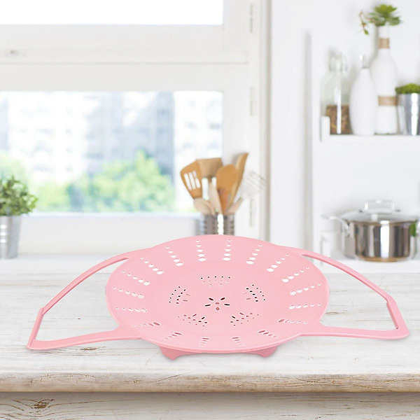 Silikon Ångkokare Rosa Kylförvaringslådor Diskbänksvampshållare Matlagningsbehållare Utensi A