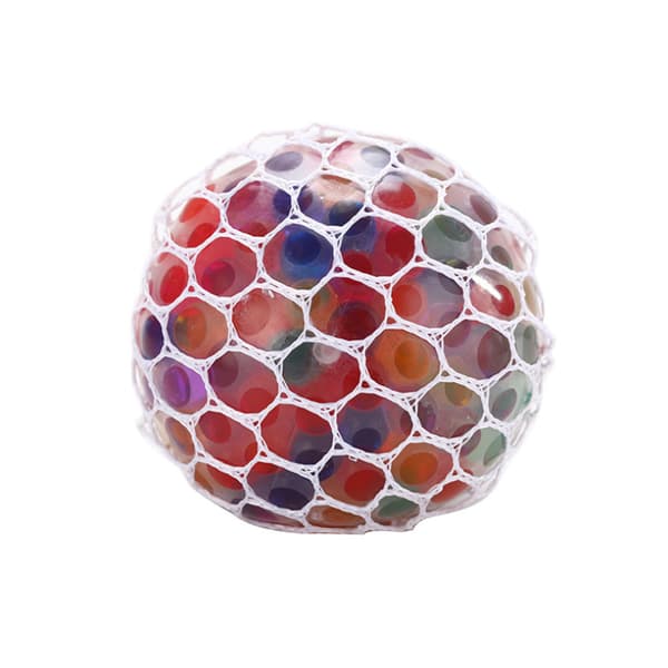 Anti Stress Bollar Druva 6 cm Squishy Mesh Boll Squeeze Boll Multi