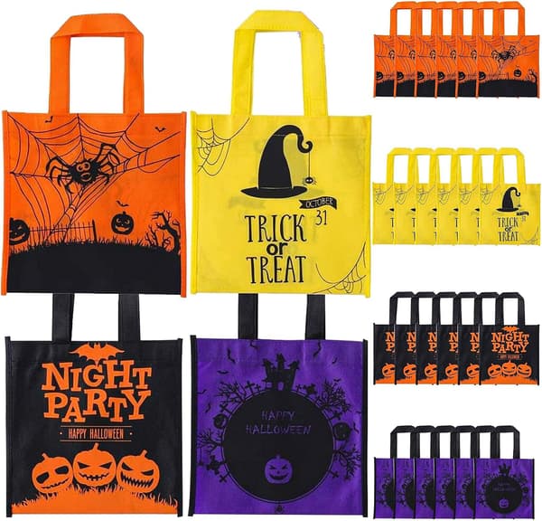 36 Halloween-godispåsar, godispåsar godis, Halloween-handväska present