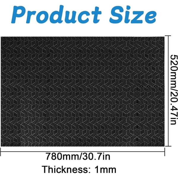 Induction Cooktop Protector Mat 52 x 78 cm Large Silicone Protective Mat for Induction Cooktop Better Protection