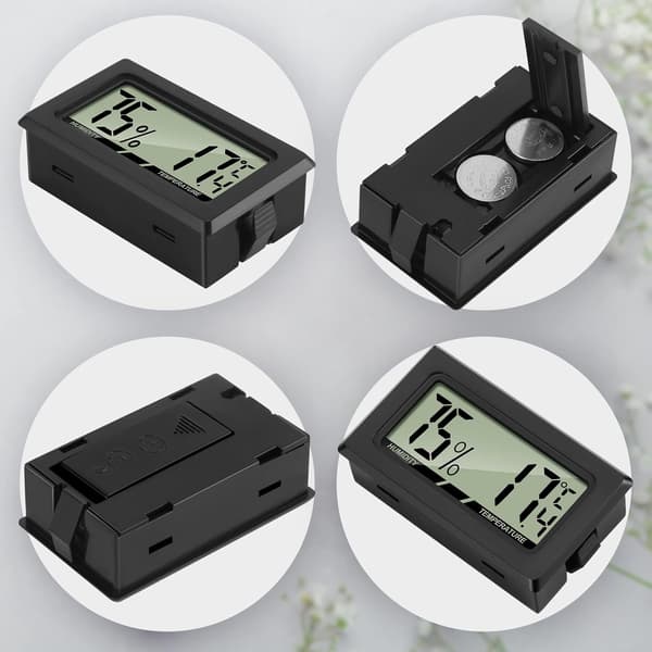 Mini Digital Indoor Temperature and Humidity Meter Hygrometer (8 pcs)
