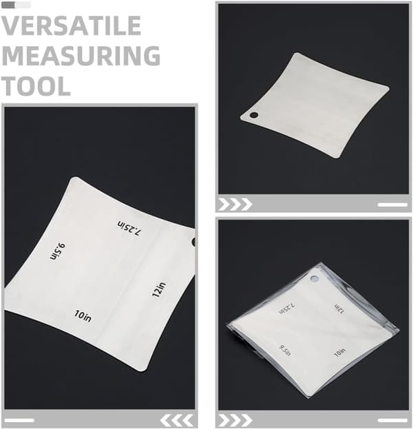 Iron Guitar Fretboard Saddle Nut Radius Measuring Tool