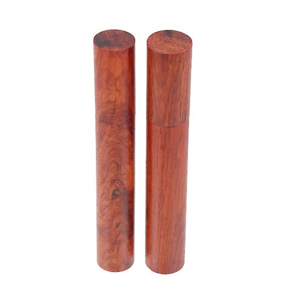 2 stk. Rosentræ Røgelse Rør Træ Røgelse Opbevaring Rør Til Hjem Røgelse Shop Brun 11.5X1.5X1.5CM