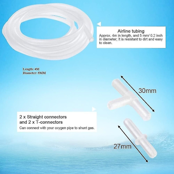 15 st Aquarium Luftpump Tillbehör Luftledning Sten Cylinder För Akvarium Fisktank