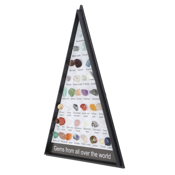 Mineral Collection Kit - Fun and Attractive Science Kit with Transparent Display Box for Kids, Set 1