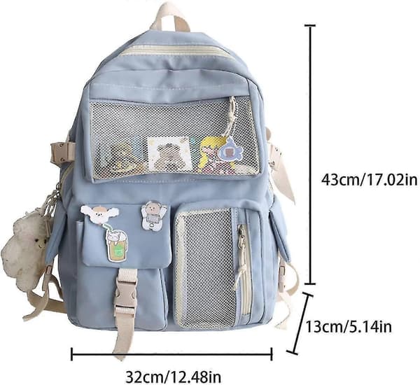 Student Backpack, Mini Extra Large Capacity Kawaii Backpack, Cute School Bag, Waterproof School Supplies (1pc)