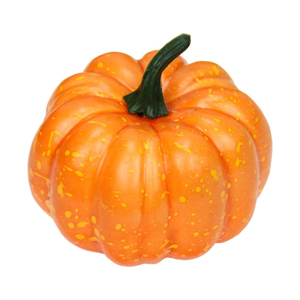 Simuloitu Kurpitsa Malli Tekokurpitsoja Halloween DIY-Käsityö Koti Syntymäpäiväjuhlat Hääkoriste Keltainen Kurpitsa Kahvalla