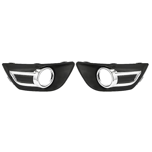 1 Par Kompatibel med Citroen C4 C-quatre 2008-2011 Krom Front Dimljusskydd