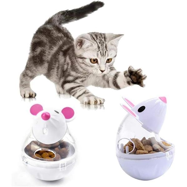 Snack Ball Cat, Älykkyyslelut Kisseille, Kissalelut, Koulutuslelut Kisseille, IQ-Herkut Koulutus Interaktiiviset Pureskelulelut Kissalelut Sisällä