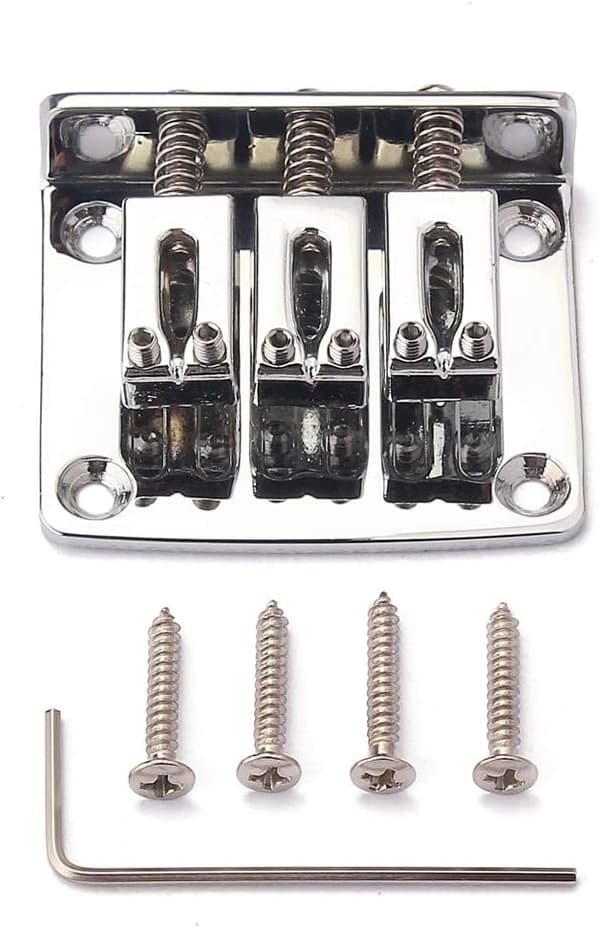 Elektrisk gitarrstall, 3 strängar justerbar fast gitarrstall f