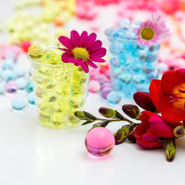 60000 Clear Water Gel Jelly Beads Vase Filler Beads, Vase Fillers For Flytende perler, Floating Candle Making, Bryllups midtpunkt, Blomsterarrangement