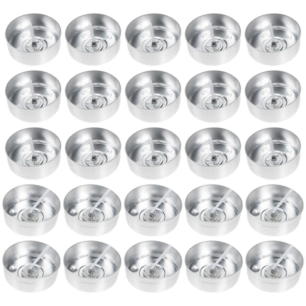200 Set Ljuskopp Behållare Doftljus Aluminium Bröllopsljusstakar Aromaterapi Ljuskopp