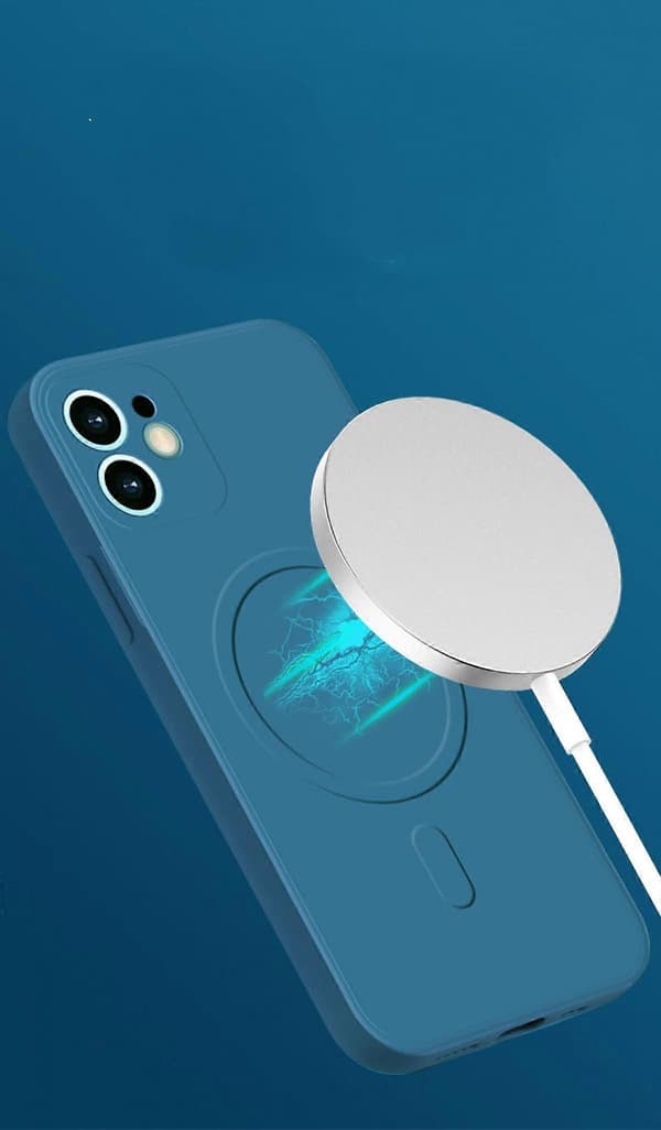 Magnetic Case Designed for iPhone 14 Pro Case Compatible with MagSafe 6.1 inch Liquid Silicone Phone Case with Microfiber Lining