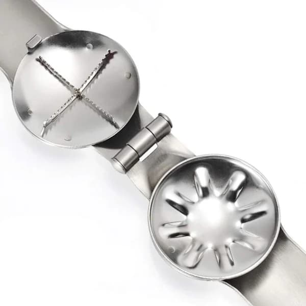 Portable Nutcracker Chestnut Tongs 304 Stainless Steel Chestnut Cutter Multifunctional Metal Nutcracker