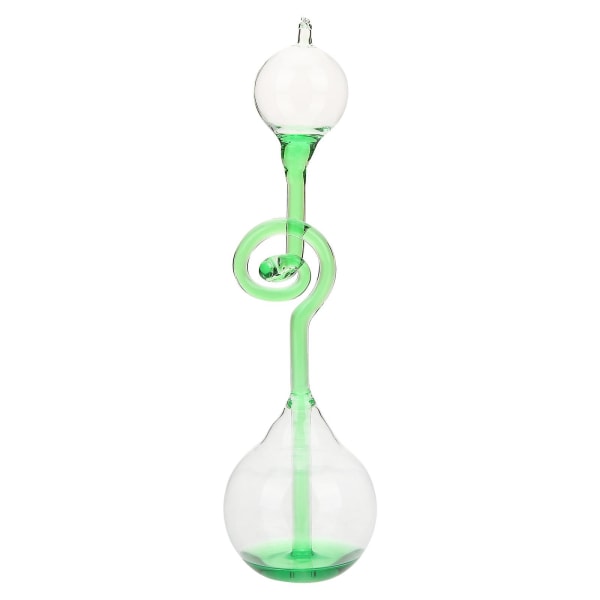 Temperature Sensitive Hourglass Creative Glass Craft Decor Novelty Hourglass AdornmentGreen17.5x4.5c