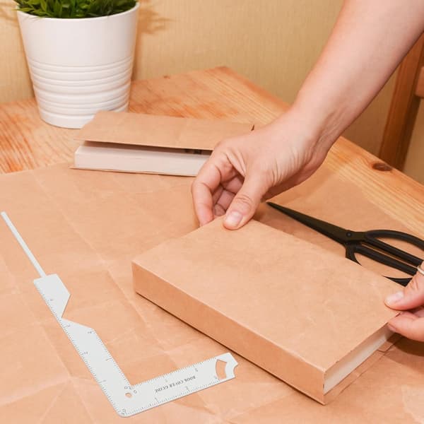 Metal Bookbinding Ruler 15 cm Book Cover Guide for Precise Positioning and Scrapbooking