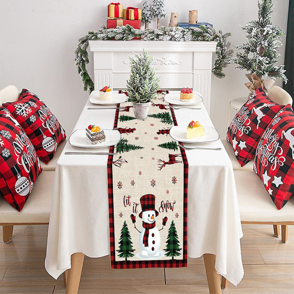 Jul duk Santa Gnome Bomull Lin Hjem Party Decoration Supplies Verktøy