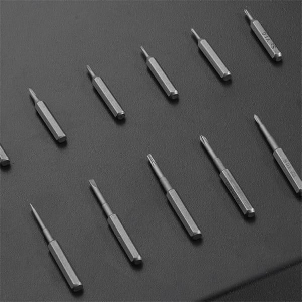 128 i 1 Precisionsskruvmejselset - Precisionsskruvmejselset Cylinderorganiseringsfodral, Portabelt Cylindriskt Skruvmejselset