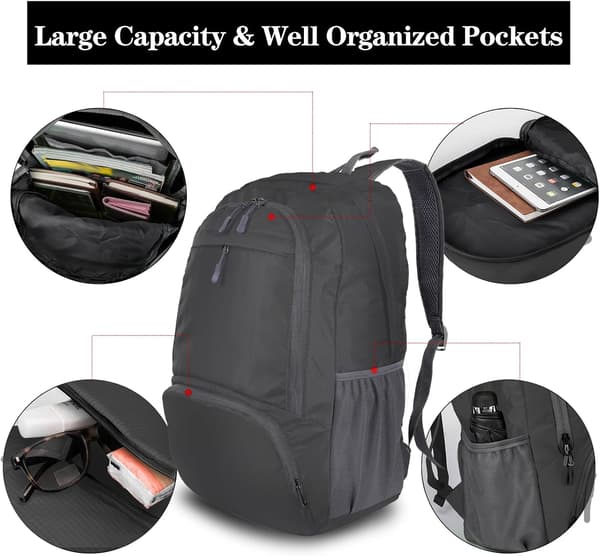 Lightweight Foldable Portable Backpack Waterproof Breathable Outdoor Camping Hiking School Backpack