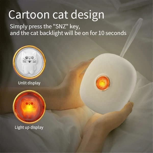 Vibrating Alarm Clock for Deep Sleepers, Hearing Impaired, Deaf Teenagers